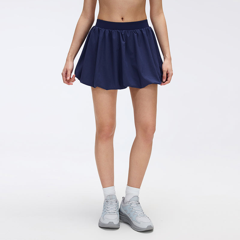 Buy 1, Get 1 Free - Breathable & Stretchy Puffer Skort With Inner Tights & Pockets