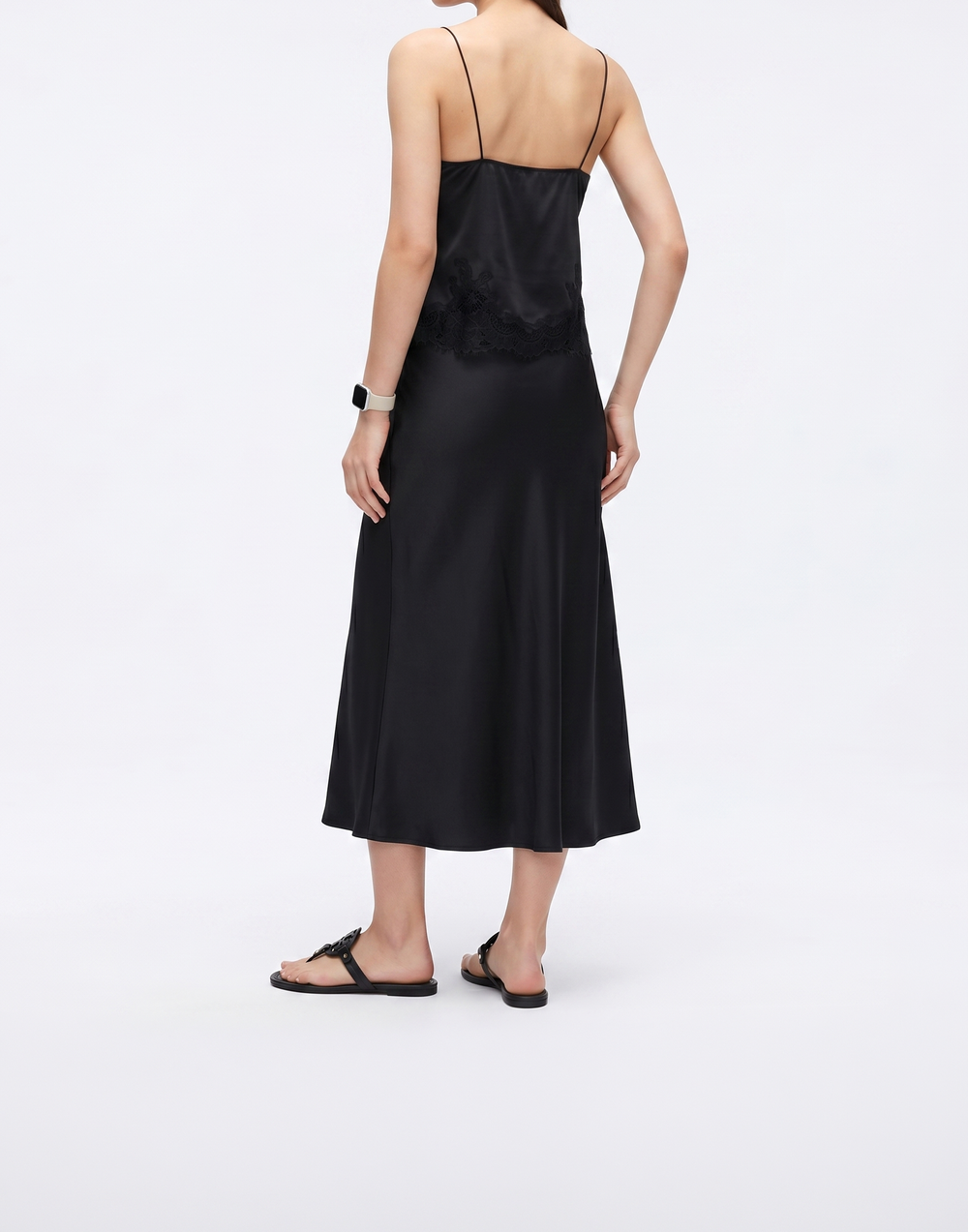 Cooling, Breathable & Crease-Free Lumi Silk Skirt With Zip