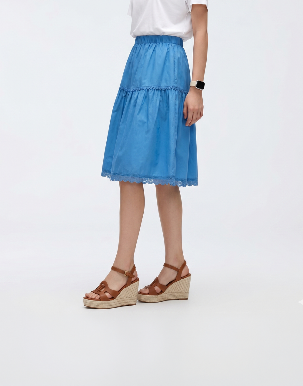Cooling, Breathable With Tummy Control Petal Tiered Skirt