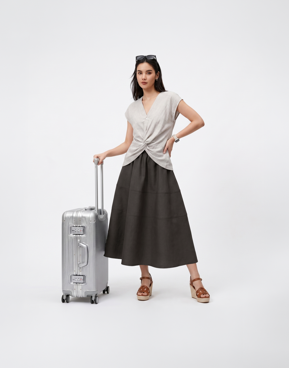 Cooling, Breathable With Tummy Control Allure Skirt