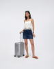 Cooling & Stretchable With Tummy Control Signature Denim Skirt With Pockets