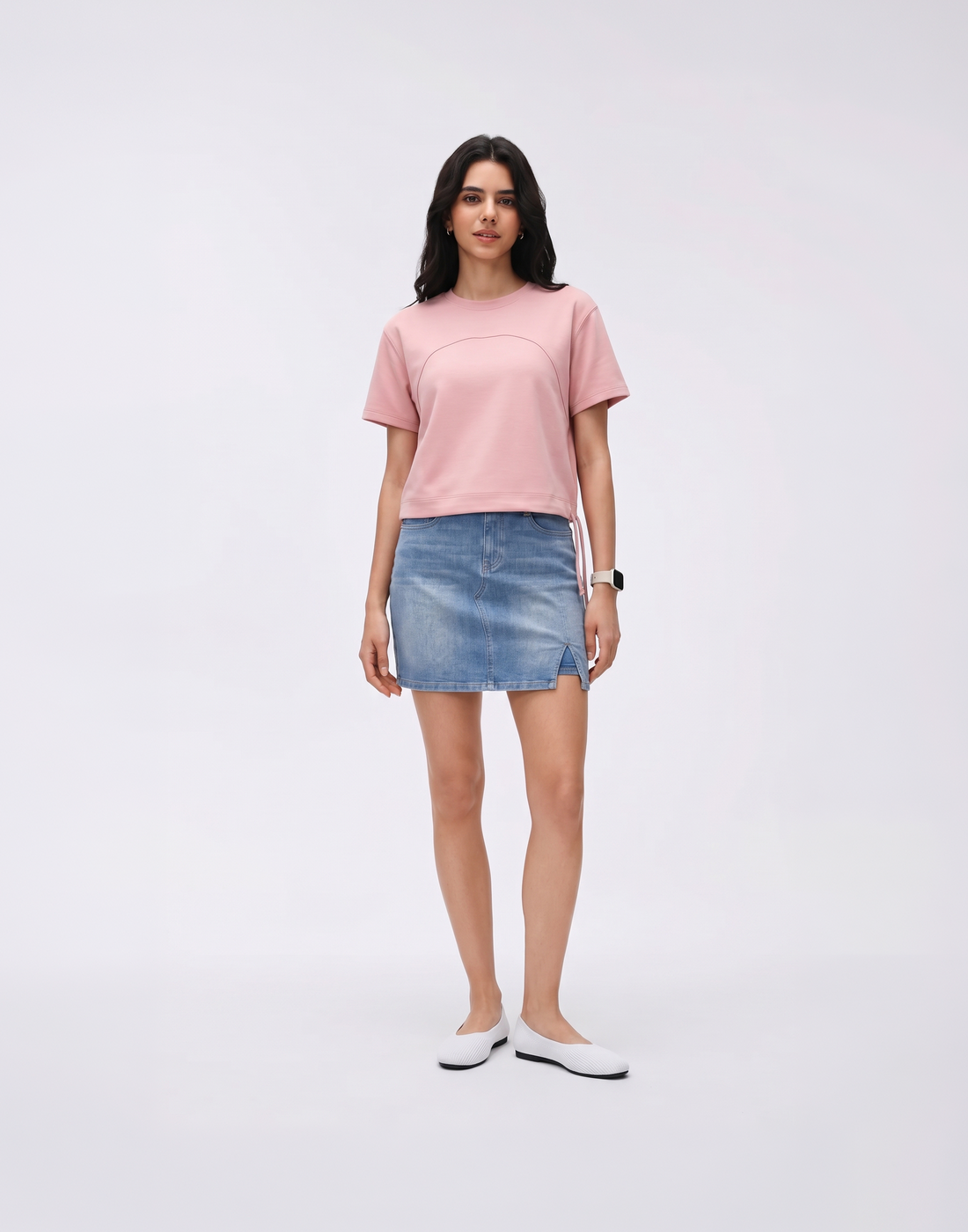 Cooling, Buttery Soft & Stretchy Tummy Control Coast Skort With Inner Shorts