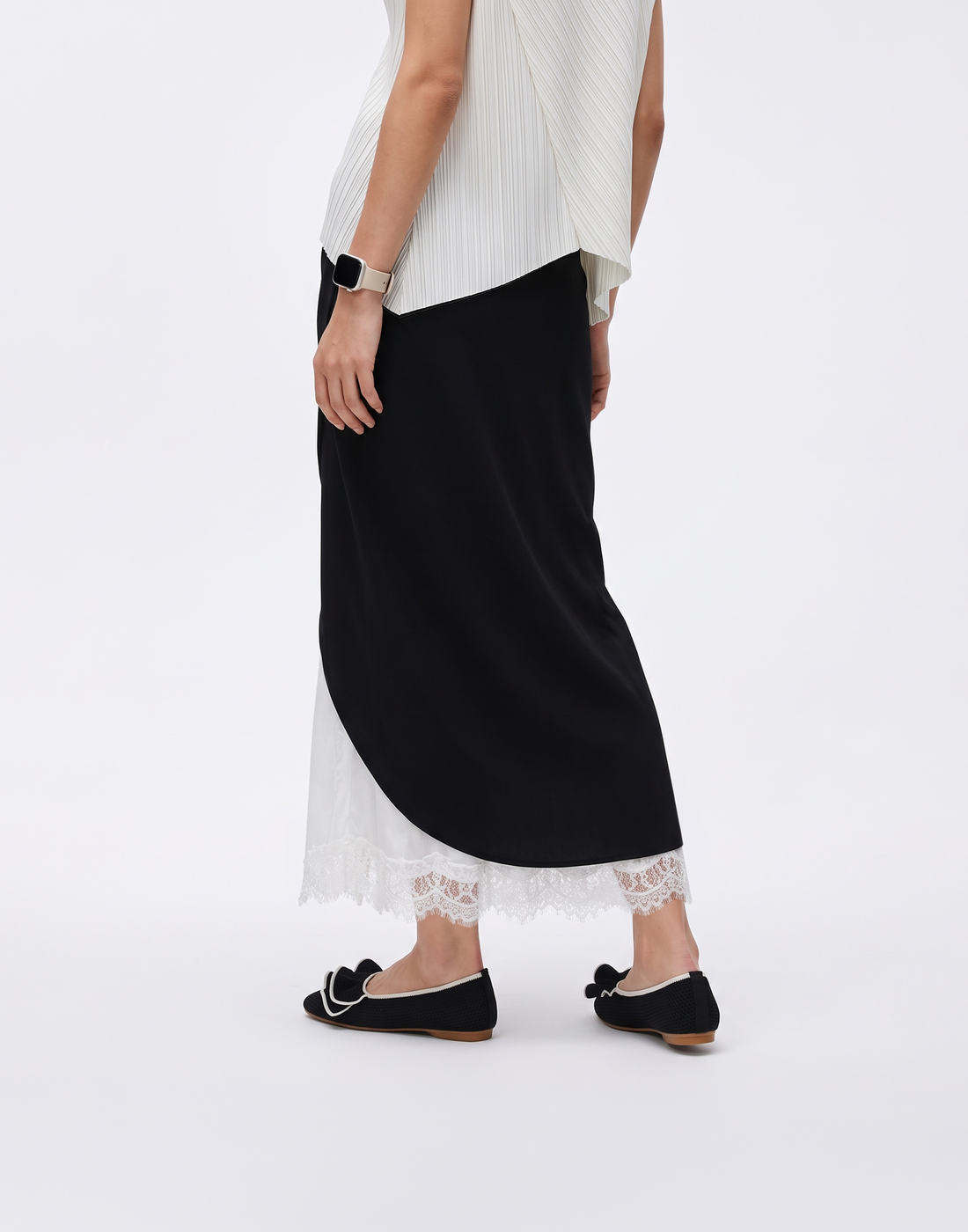 Soft & Stretchy Vogue Skirt With Elastic Waistband