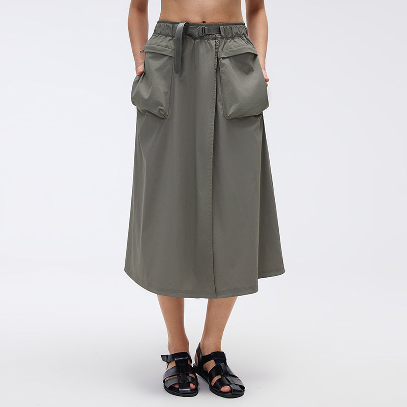 Traveller Skirt With Theft-Proof Pockets & Adjustable Waistband
