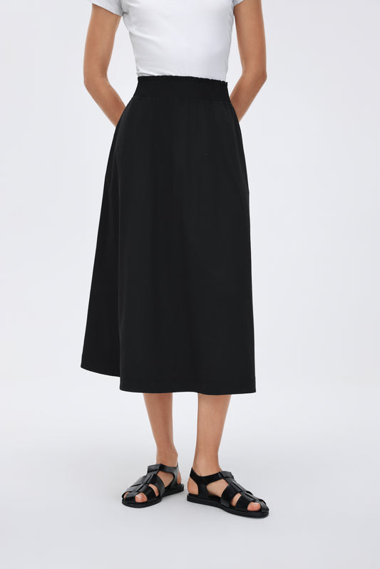 Wrinkle-Free, Cooling & Breathable Sunrise Skirt With Stretchable Waistband With Pockets