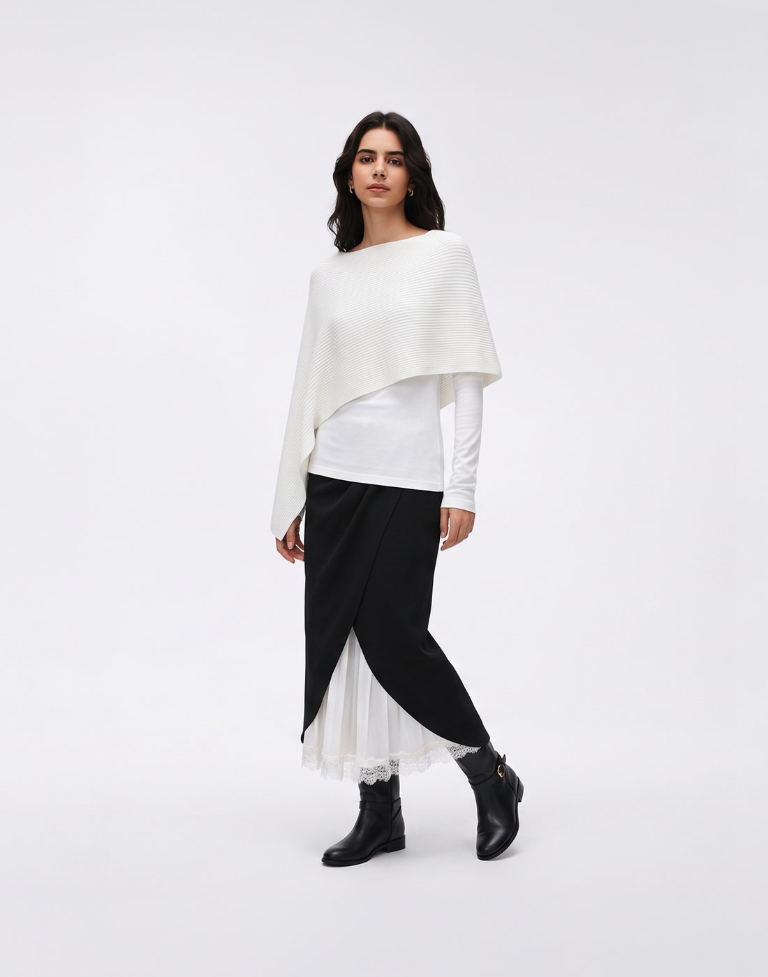 Soft & Stretchy Vogue Skirt With Elastic Waistband