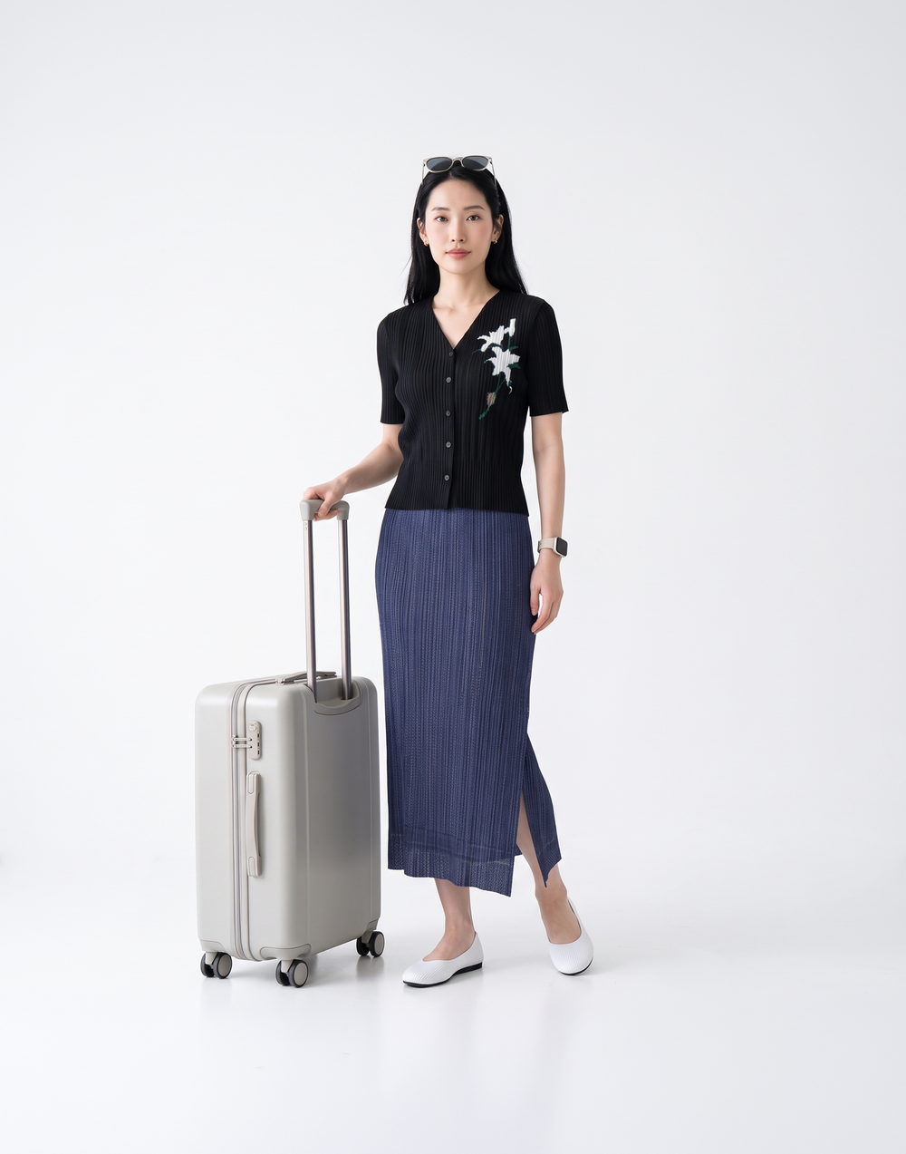 Wrinkle-Free, Cooling & Breathable Free Size Noelle Skirt