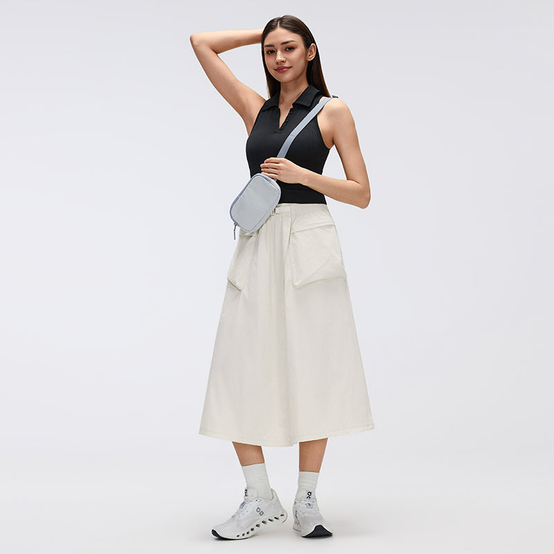Traveller Skirt With Theft-Proof Pockets & Adjustable Waistband