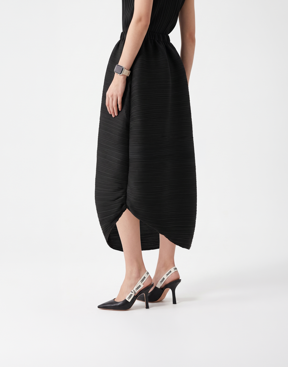 Wrinkle-Free, Cooling & Breathable Free Size With Stretchy Waistband Float Skirt