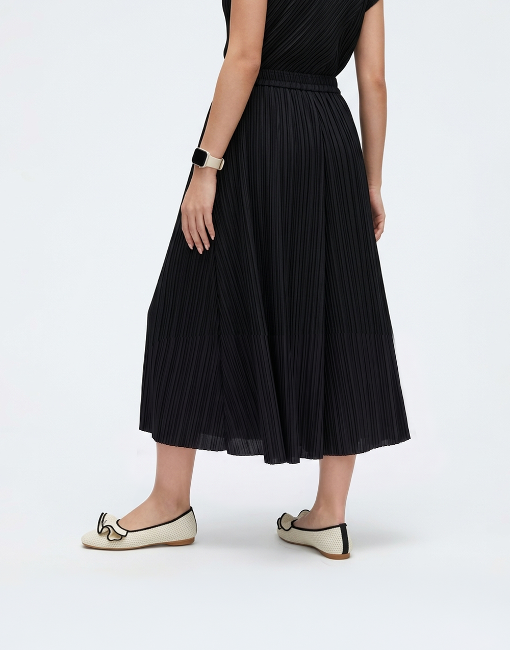 Wrinkle-Free, Cooling & Breathable Free Size Nelle Pants With Stretchy Waistband