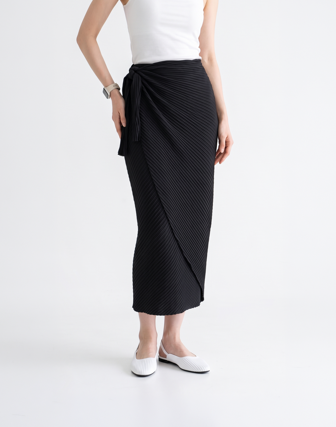 Wrinkle-Free, Cooling & Breathable Free Size Siena Skirt With Stretchy Waistband