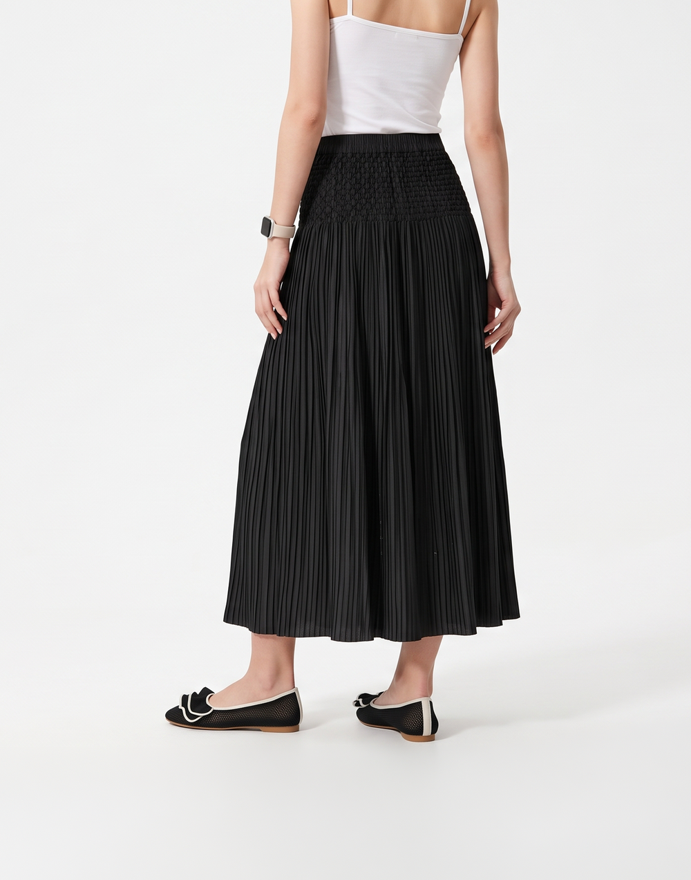 Wrinkle-Free, Cooling & Breathable Free Size Lit Pleated Set