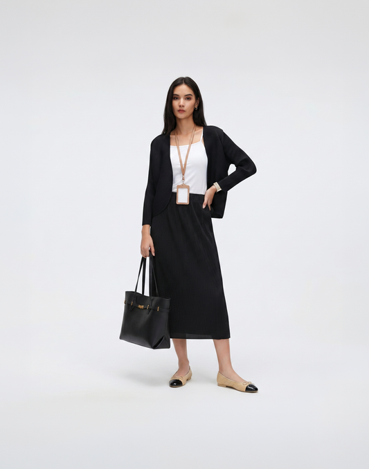 Wrinkle-Free, Cooling & Breathable With Stretchable Waistband Glide Skirt