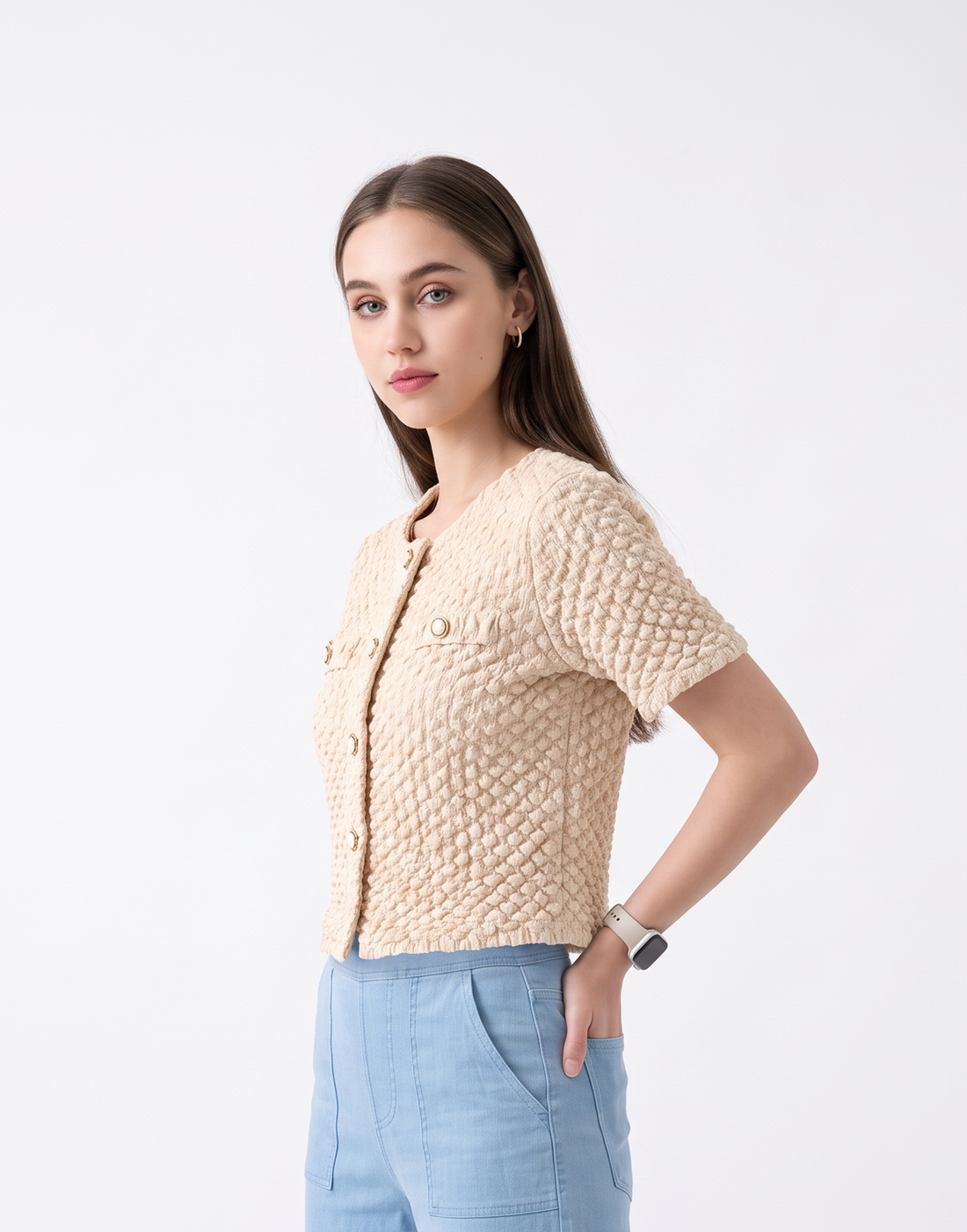 Wrinkle-Free, Cooling & Breathable Free Size Lit Pleated Set