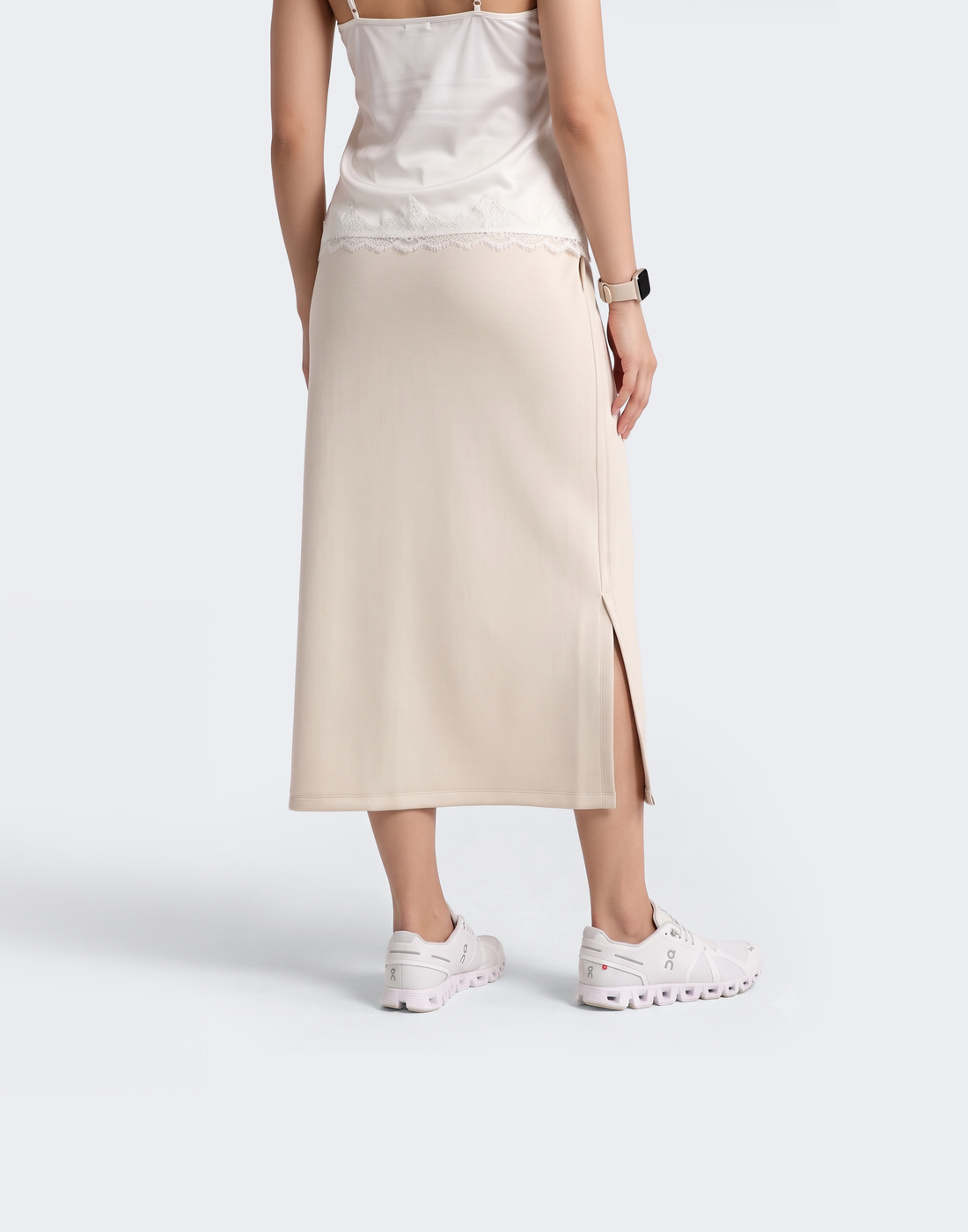Cooling, Breathable & Buttery Soft Deluxe Skirt With Stretchable Waistband & Pockets