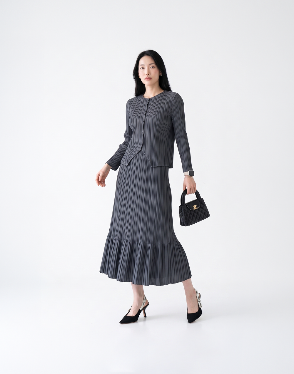 Wrinkle-Free, Cooling & Breathable Harmony Skirt With Stretchy Waistband