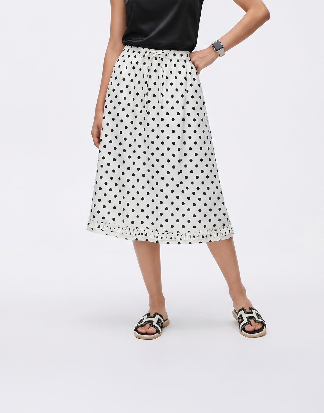 Cooling, Airy & Flattering Paris Skirt With Stretchy Waistband