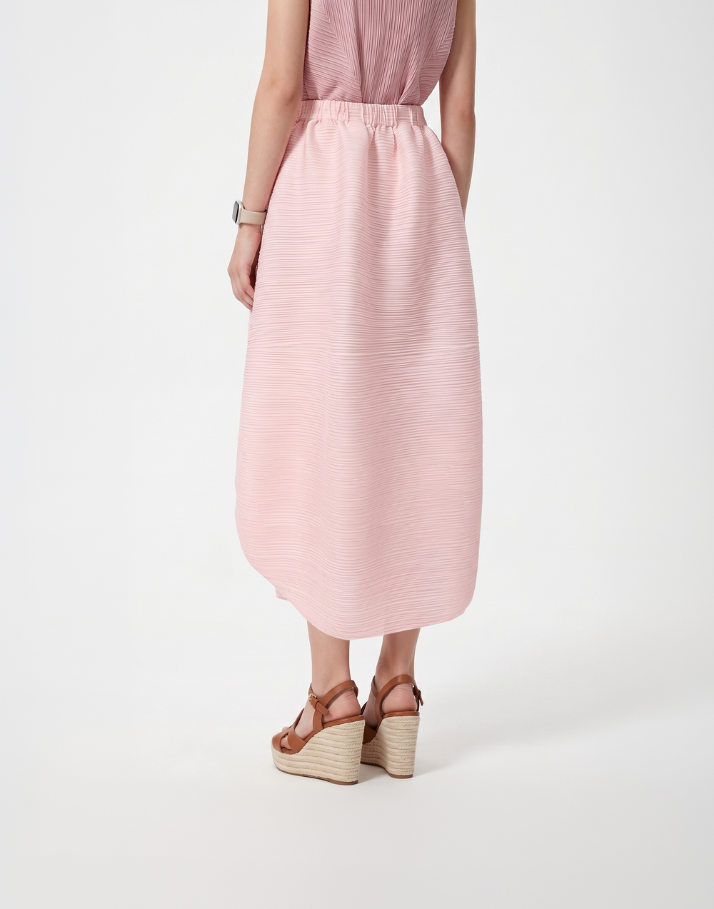 Wrinkle-Free, Cooling & Breathable Free Size With Stretchy Waistband Float Skirt