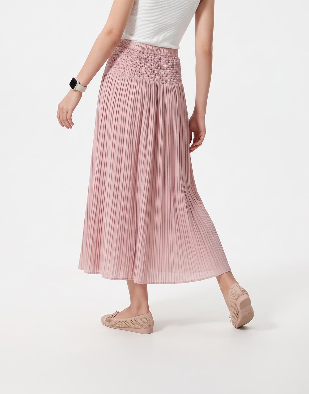 Wrinkle-Free, Cooling & Breathable Free Size Lit Pleated Set
