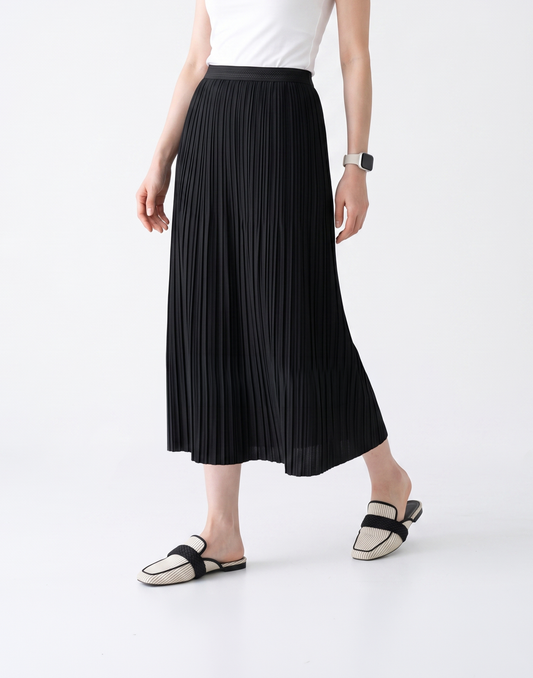 Wrinkle-Free, Cooling & Breathable Free Size Twirl Skirt With Stretchy Waistband