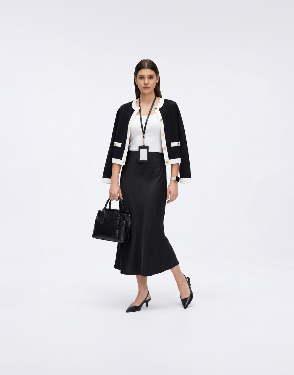Cooling, Breathable & Crease-Free Lumi Silk Skirt With Zip