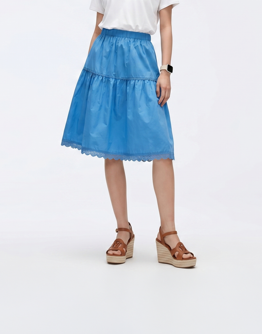 Cooling, Breathable With Tummy Control Petal Tiered Skirt