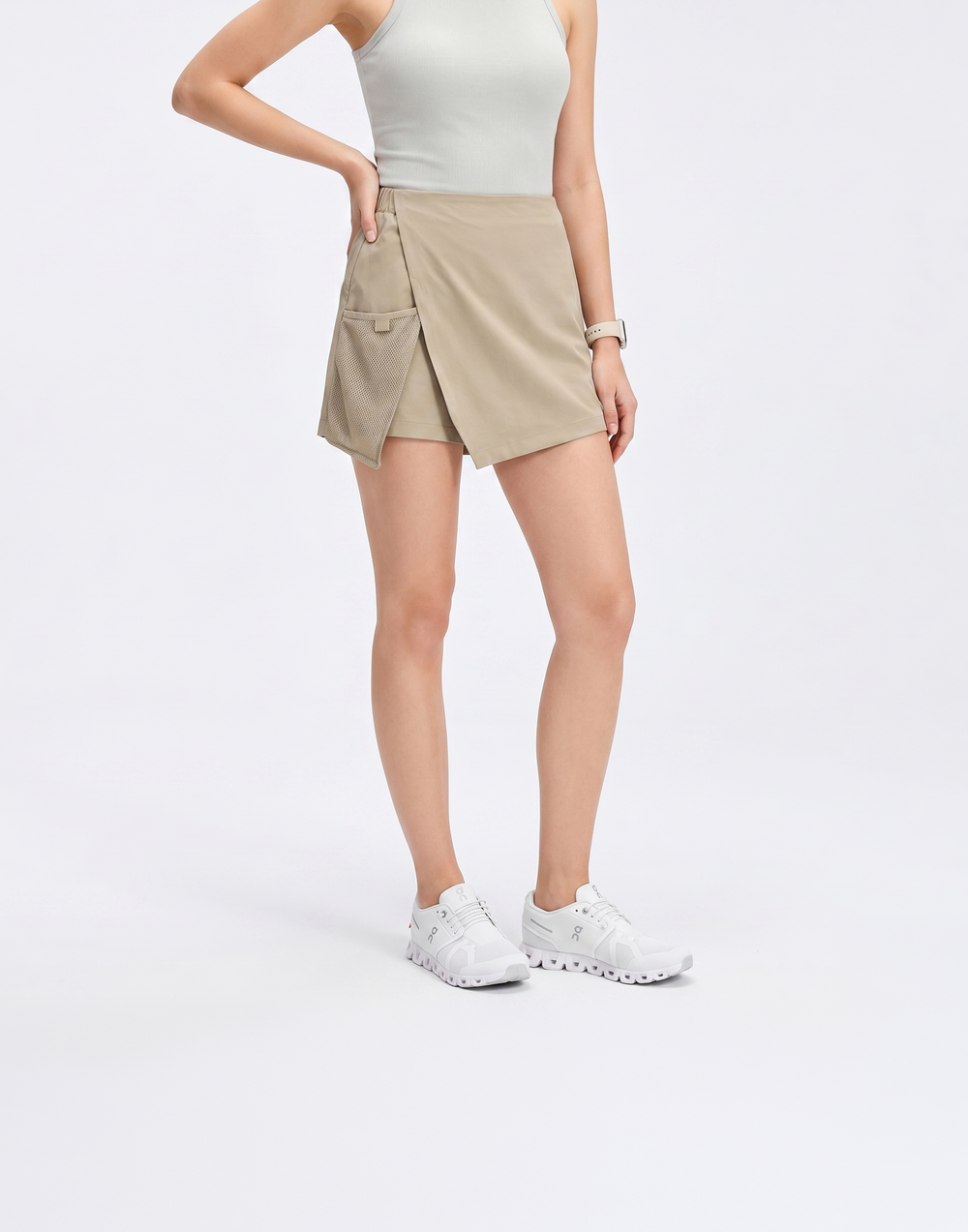 Buy 1, Get 1 Free - Cooling, Breathable, Wrinkle-Free HandsFree Skort With 3 Pockets