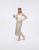 Cooling, Breathable & Crease-Free Lumi Silk Skirt With Zip