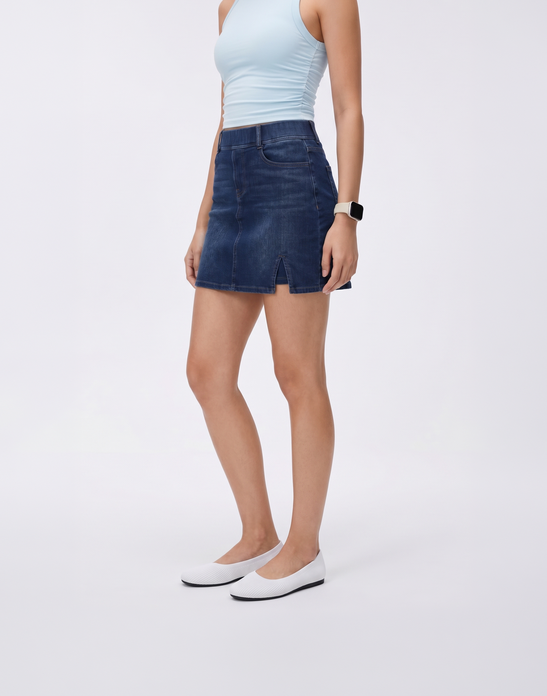 Cooling, Buttery Soft & Stretchy Tummy Control Coast Skort With Inner Shorts