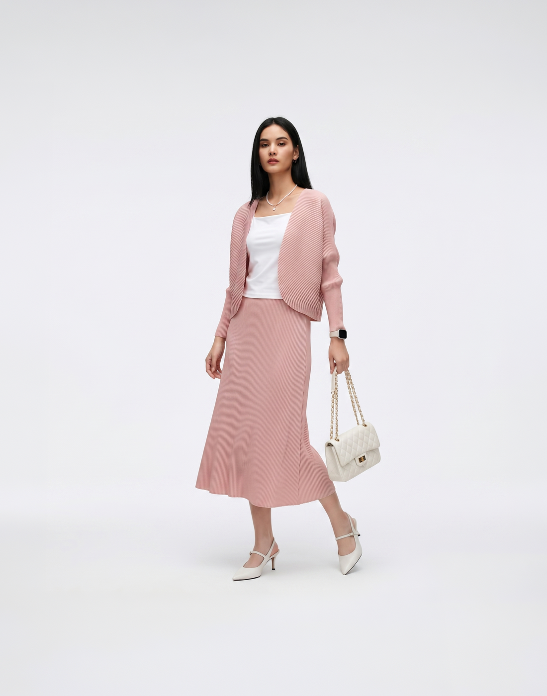 Wrinkle-Free, Cooling & Breathable With Stretchable Waistband Glide Skirt