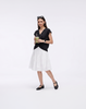 Cooling, Breathable With Tummy Control Petal Tiered Skirt