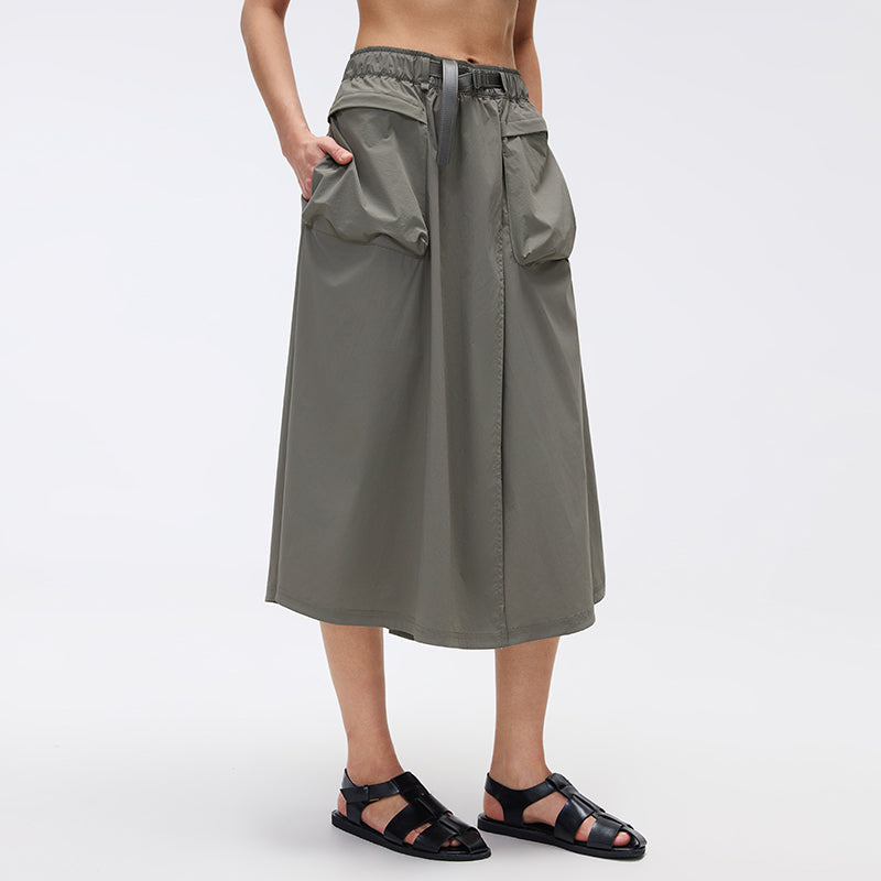 Traveller Skirt With Theft-Proof Pockets & Adjustable Waistband