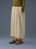 Wool Stride Skirt With Stretchy Waistband & Pockets - For Cold Climates