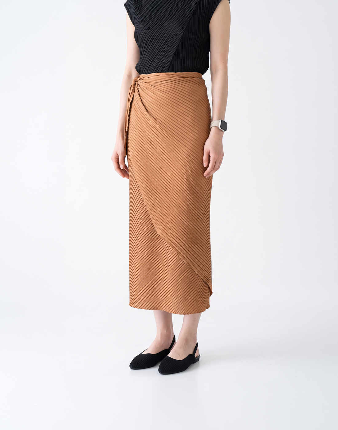 Wrinkle-Free, Cooling & Breathable Free Size Siena Skirt With Stretchy Waistband