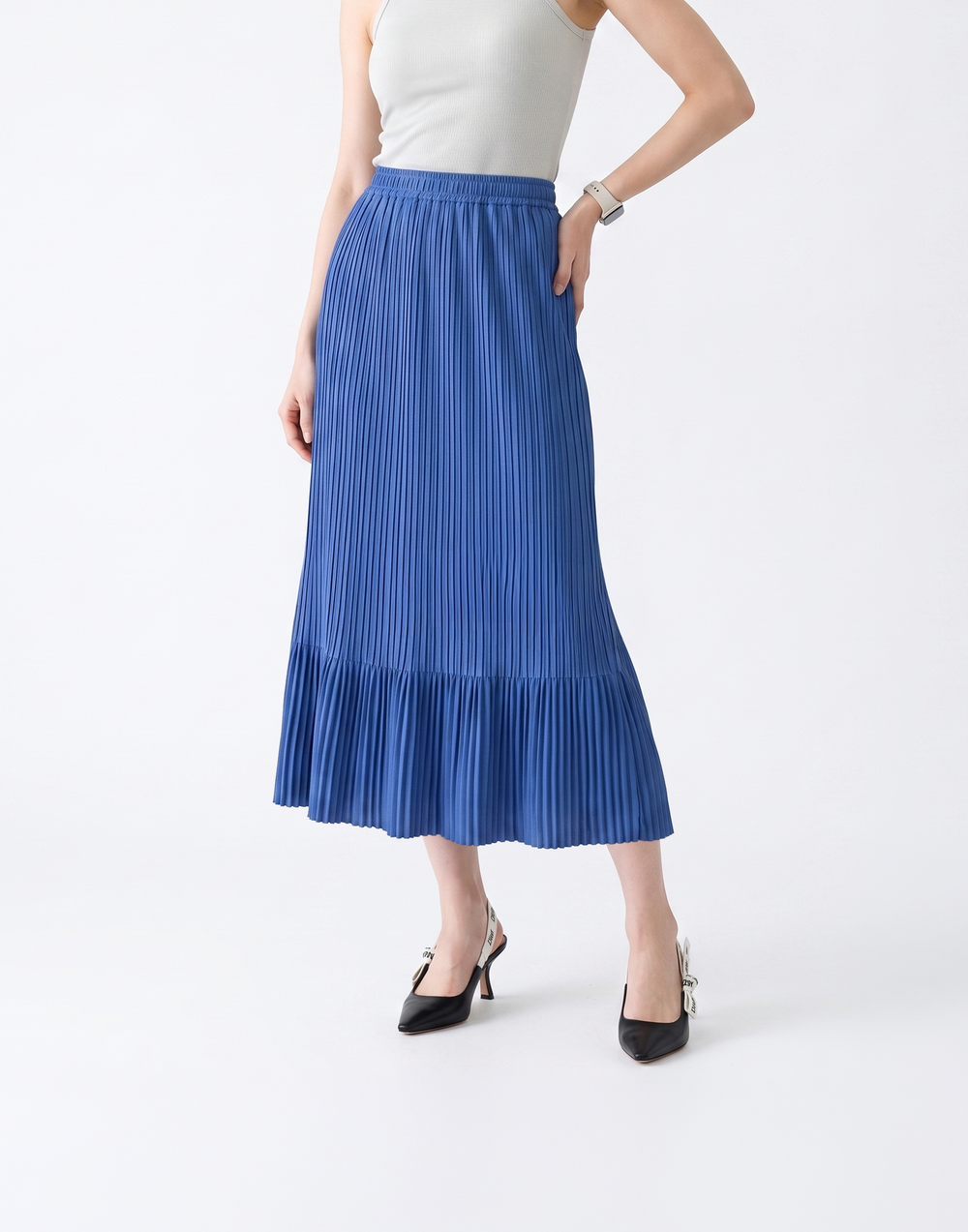 Wrinkle-Free, Cooling & Breathable Harmony Skirt With Stretchy Waistband