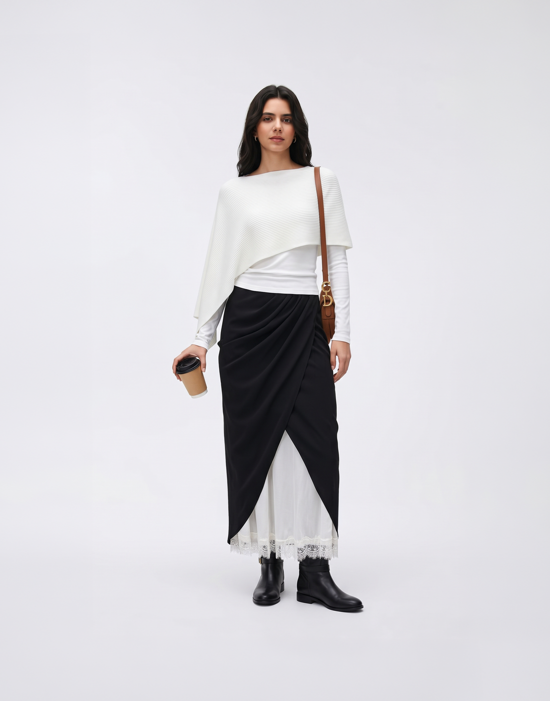 Soft & Stretchy Vogue Skirt With Elastic Waistband