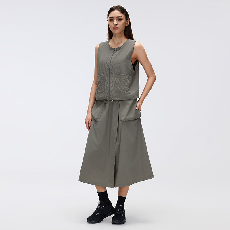 Traveller Skirt With Theft-Proof Pockets & Adjustable Waistband