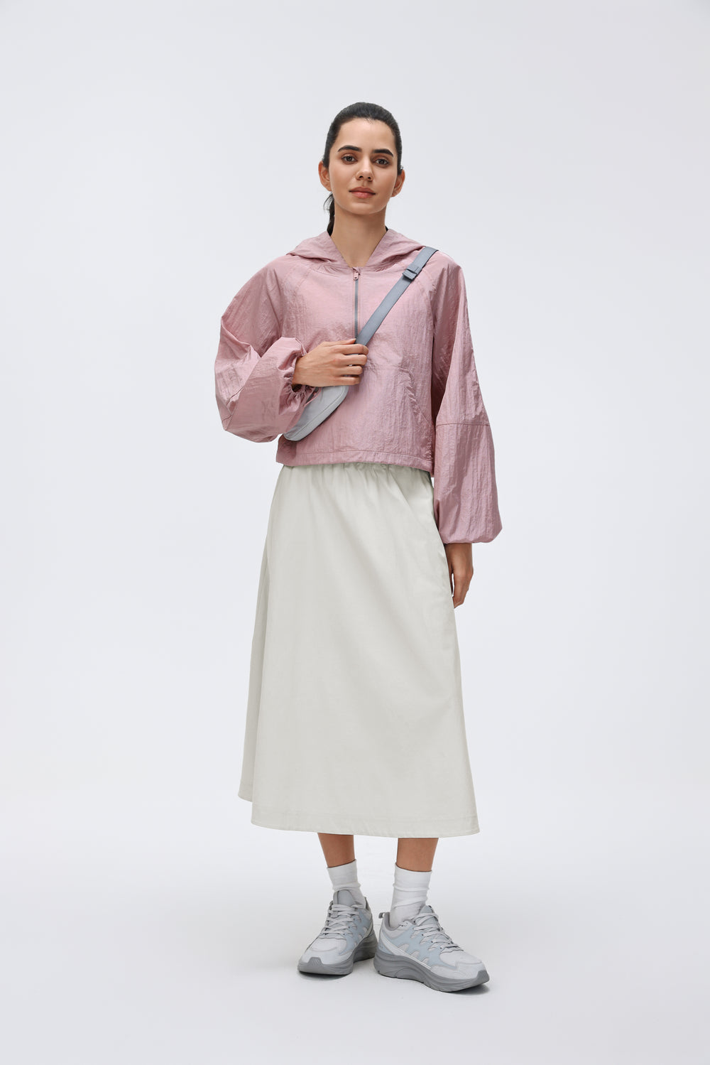 Wrinkle-Free, Cooling & Breathable Sunrise Skirt With Stretchable Waistband With Pockets