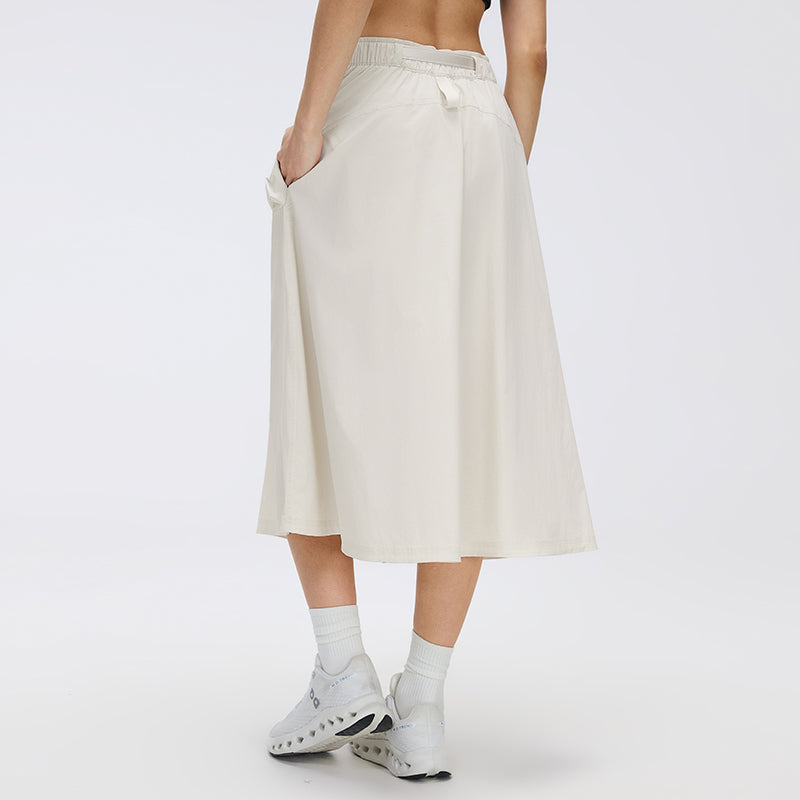 Traveller Skirt With Theft-Proof Pockets & Adjustable Waistband