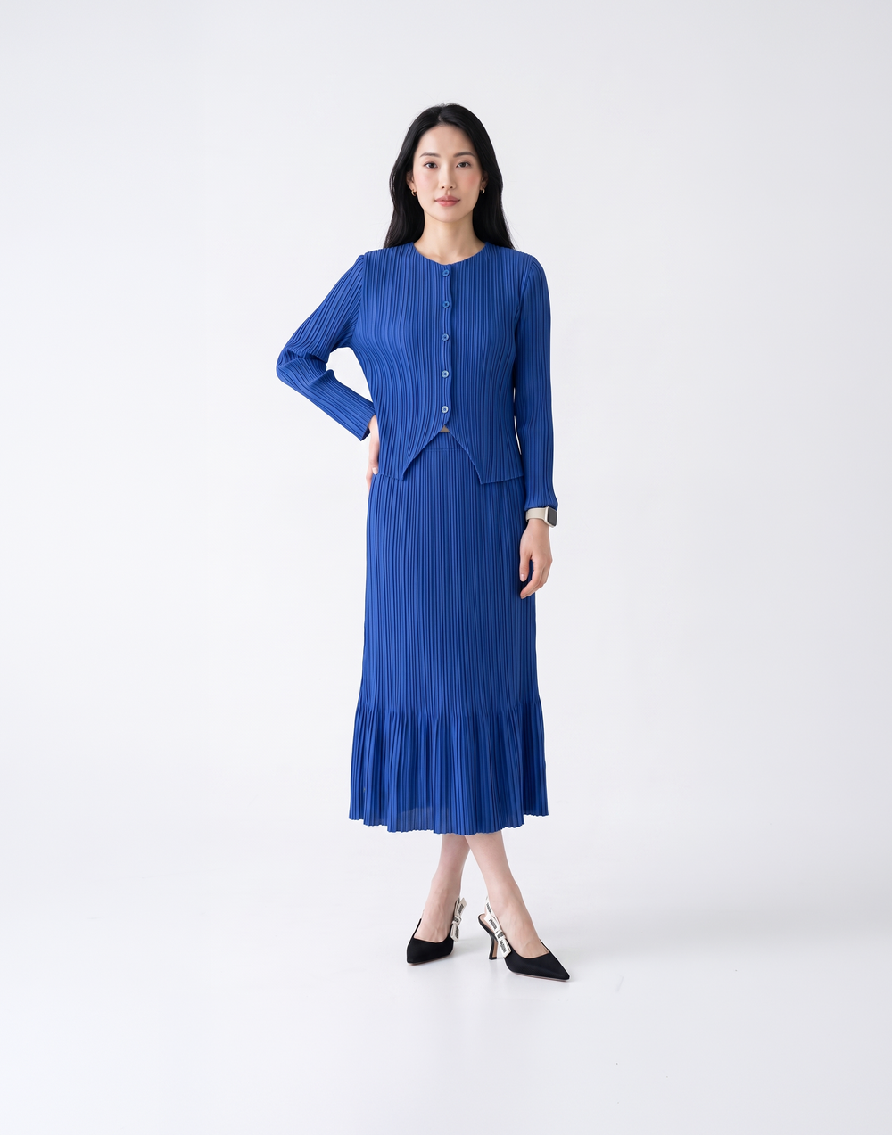 Wrinkle-Free, Cooling & Breathable Harmony Skirt With Stretchy Waistband