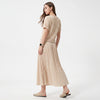 Wrinkle-Free, Cooling & Breathable Free Size Lit Pleated Set