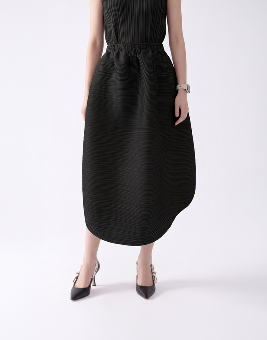 Wrinkle-Free, Cooling & Breathable Free Size With Stretchy Waistband Float Skirt