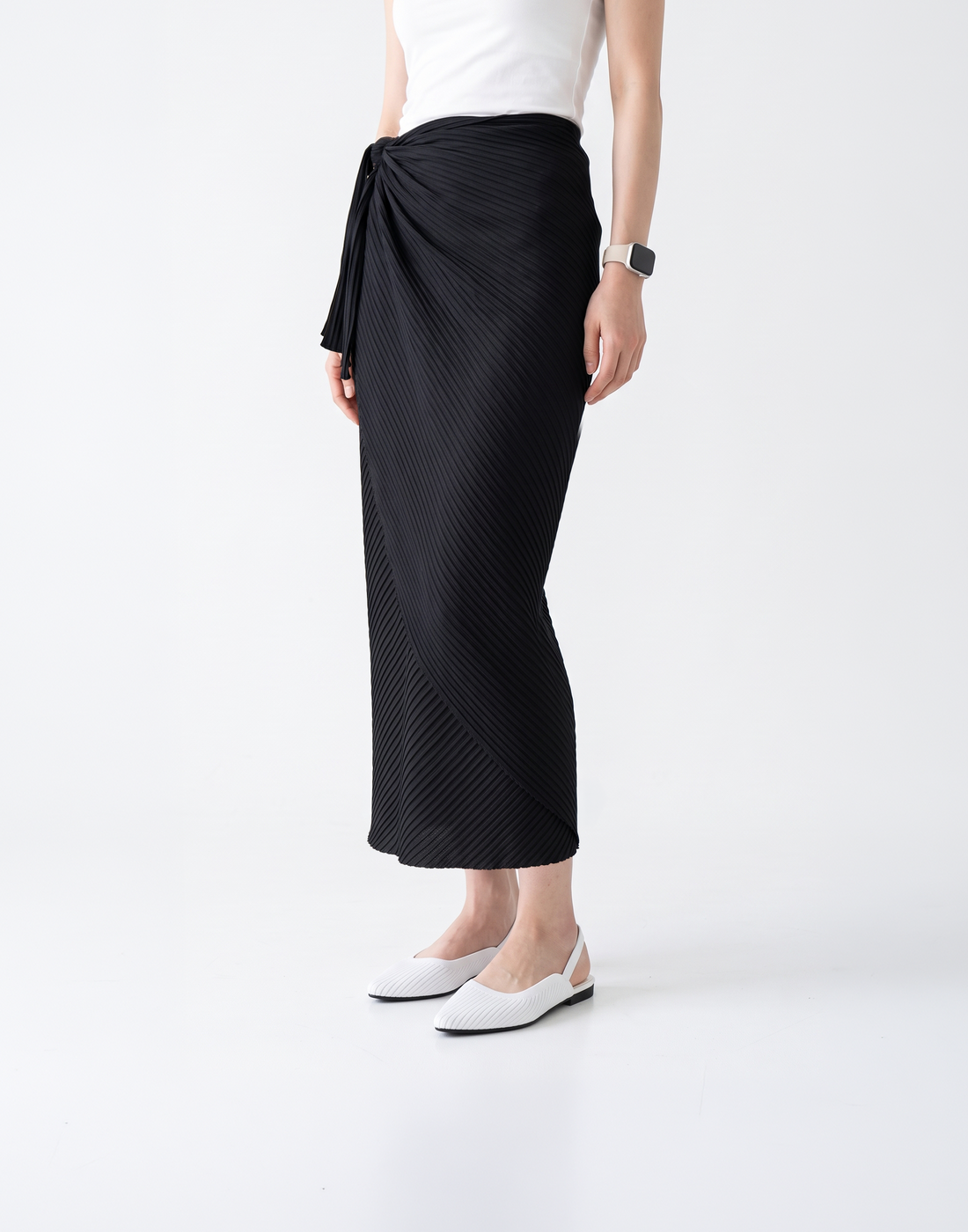 Wrinkle-Free, Cooling & Breathable Free Size Siena Skirt With Stretchy Waistband