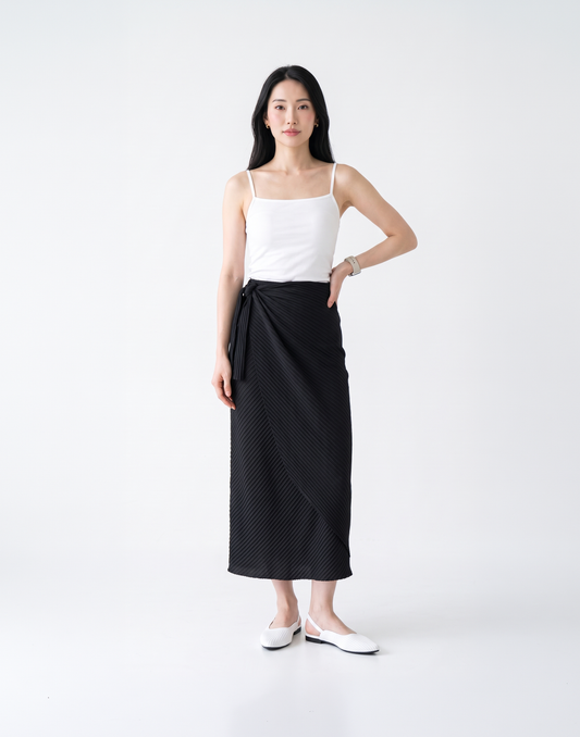Wrinkle-Free, Cooling & Breathable Free Size Siena Skirt With Stretchy Waistband