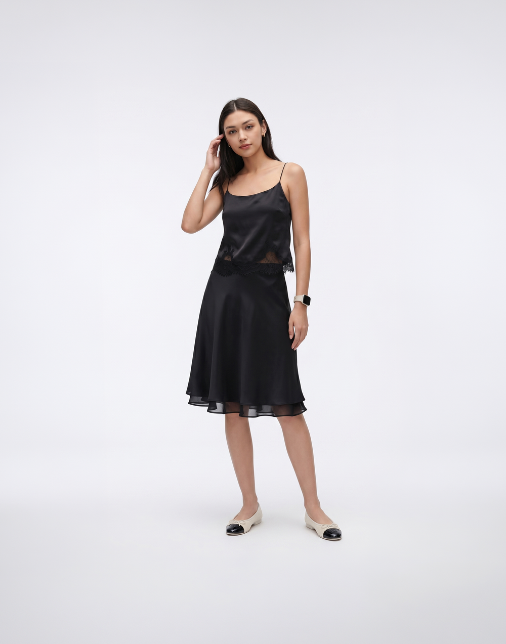 Cooling, Breathable & Crease-Resistant Frost Skirt With Stretchy Waistband