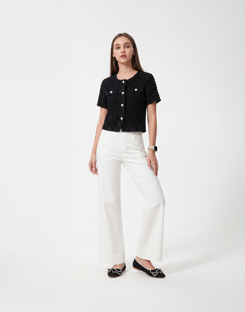 Wrinkle-Free, Cooling & Breathable Free Size Lit Pleated Set