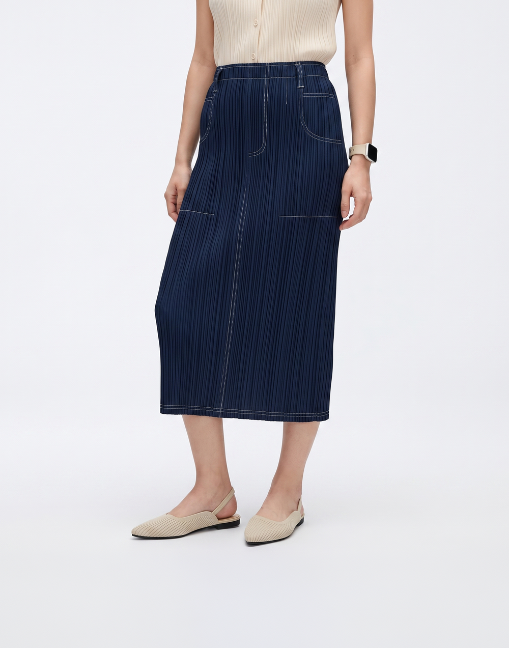 Wrinkle-Free, Cooling, Breathable Free Size Softline Skirt