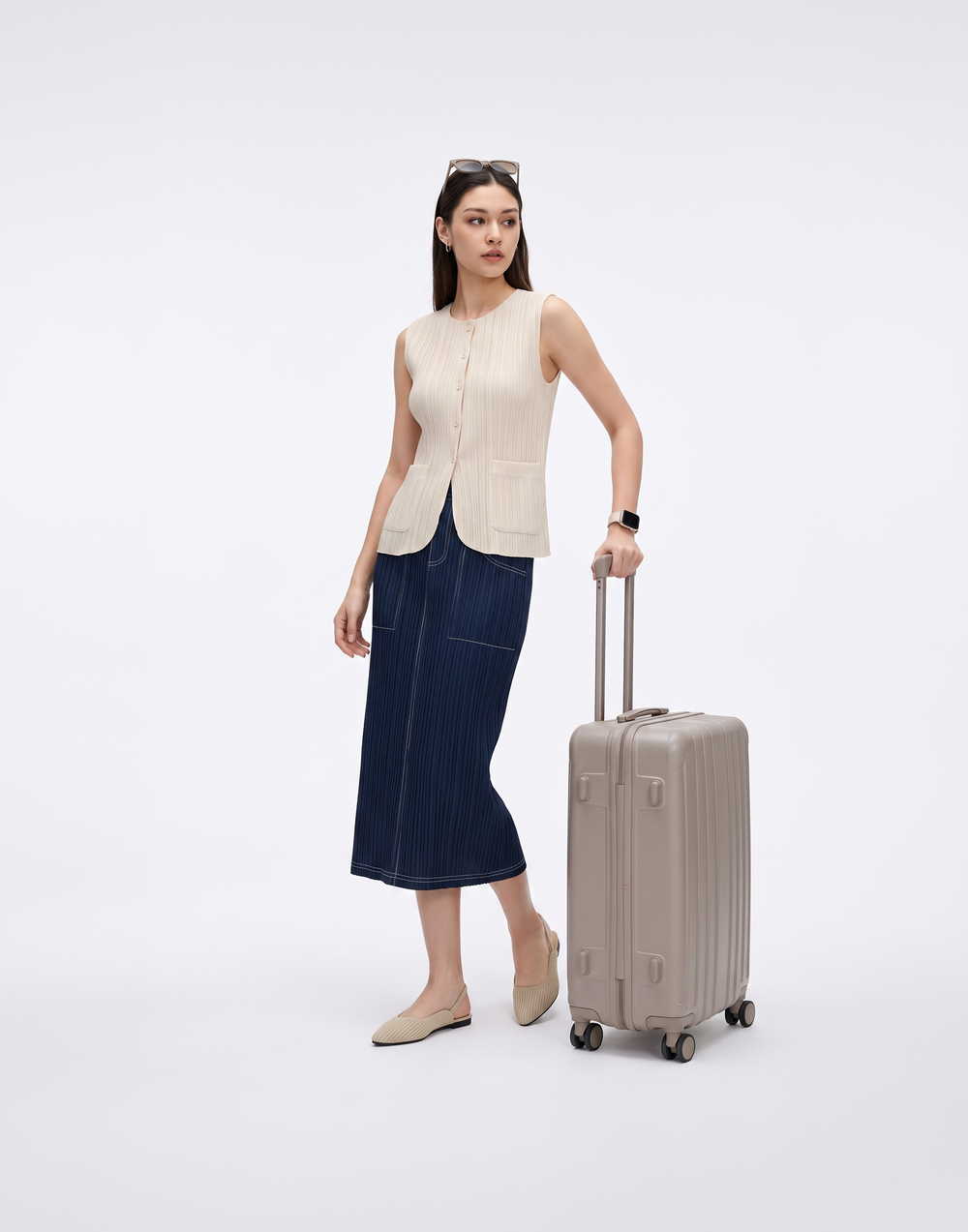 Wrinkle-Free, Cooling, Breathable Free Size Softline Skirt