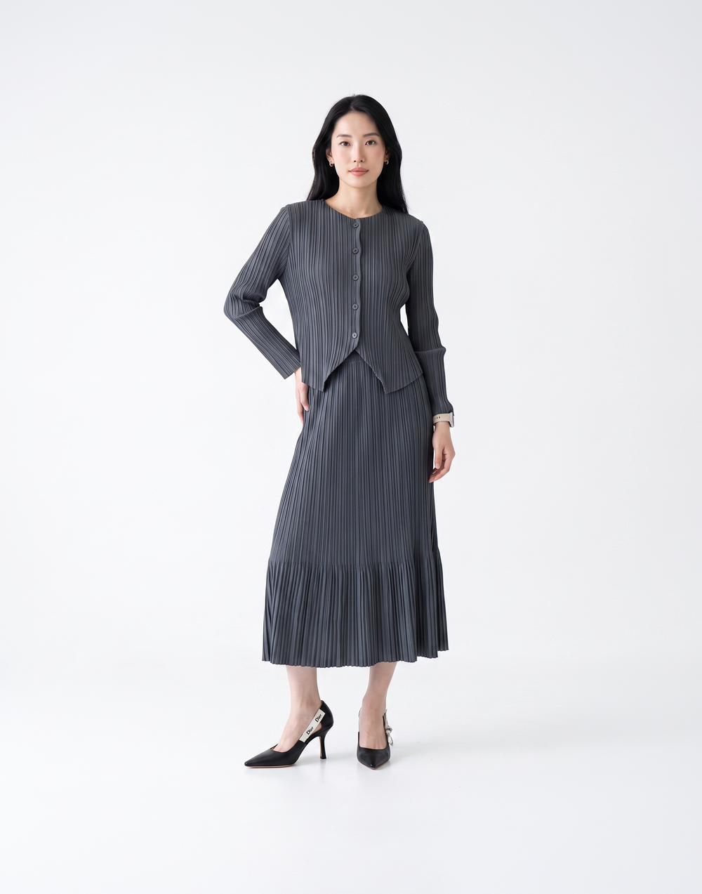 Wrinkle-Free, Cooling & Breathable Harmony Skirt With Stretchy Waistband