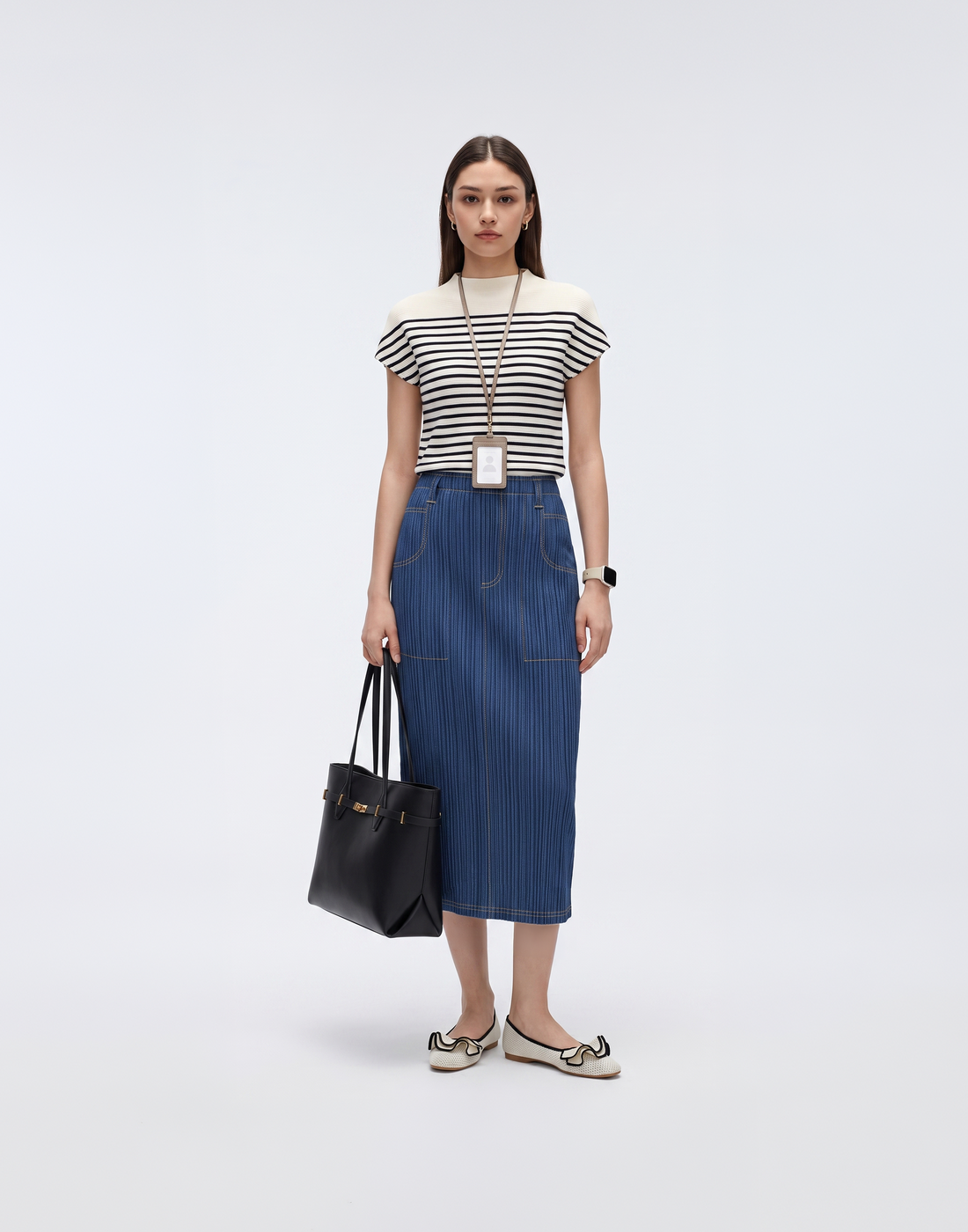 Wrinkle-Free, Cooling, Breathable Free Size Softline Skirt